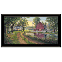 The Road Home 12 Black Framed Print Wall Art - Homeroots