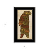 Cabin Rules 5 Black Framed Print Wall Art - Homeroots - Flyclothing LLC