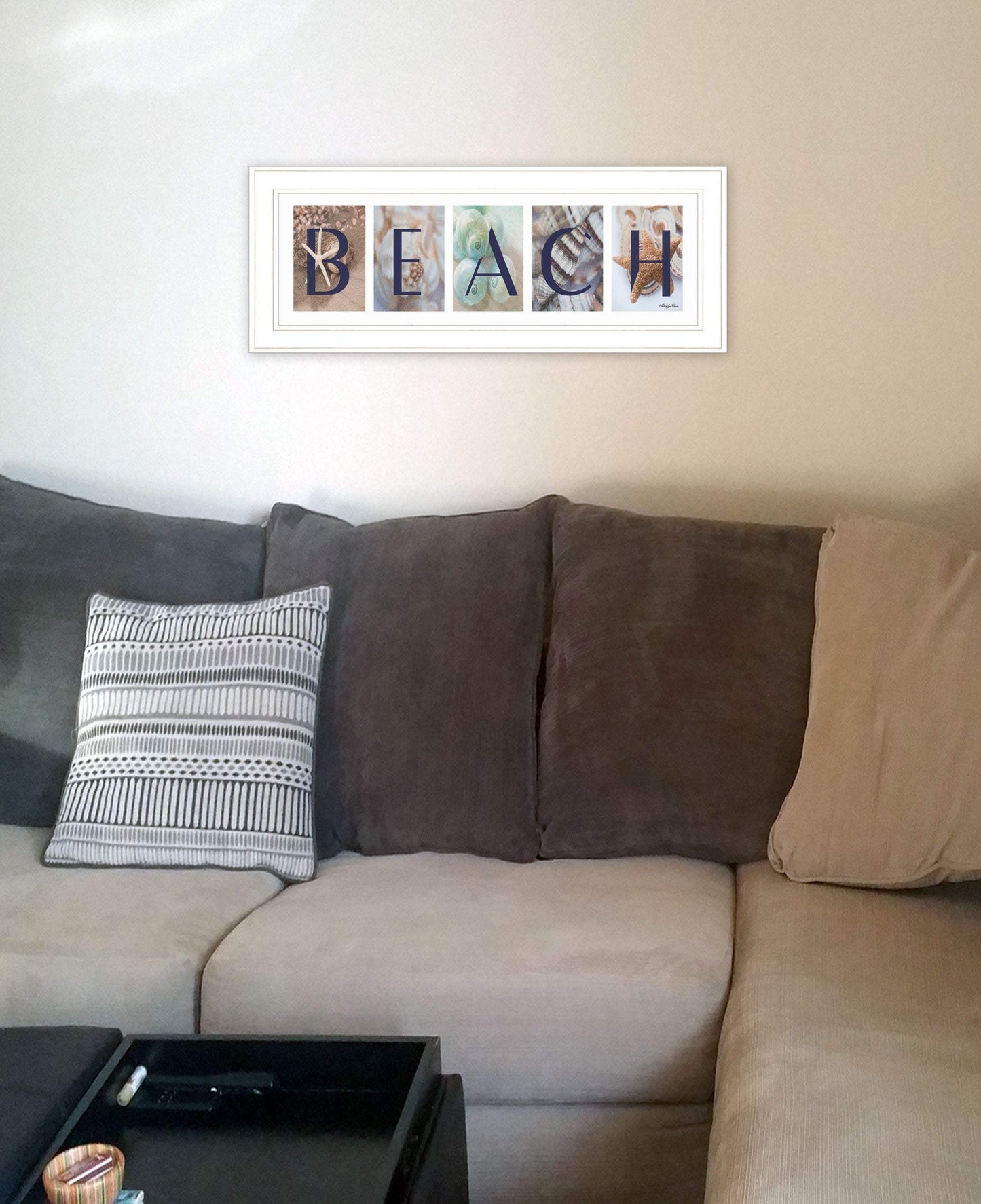 Beach 1 White Framed Print Wall Art - Homeroots - Flyclothing LLC
