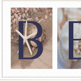 Beach 1 White Framed Print Wall Art - Homeroots