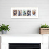 Beach 1 White Framed Print Wall Art - Homeroots