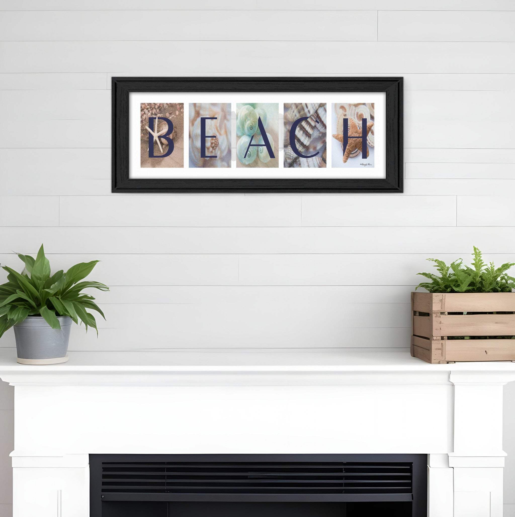 Beach 2 Black Framed Print Wall Art - Homeroots - Flyclothing LLC