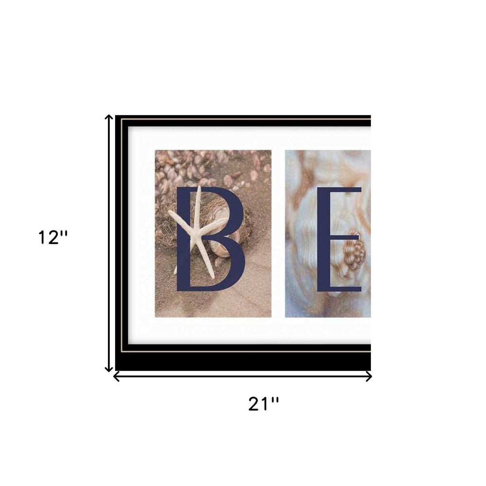 Beach 3 Black Framed Print Wall Art - Homeroots - Flyclothing LLC