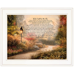 If You Could See Me Now 4 White Framed Print Wall Art - Homeroots