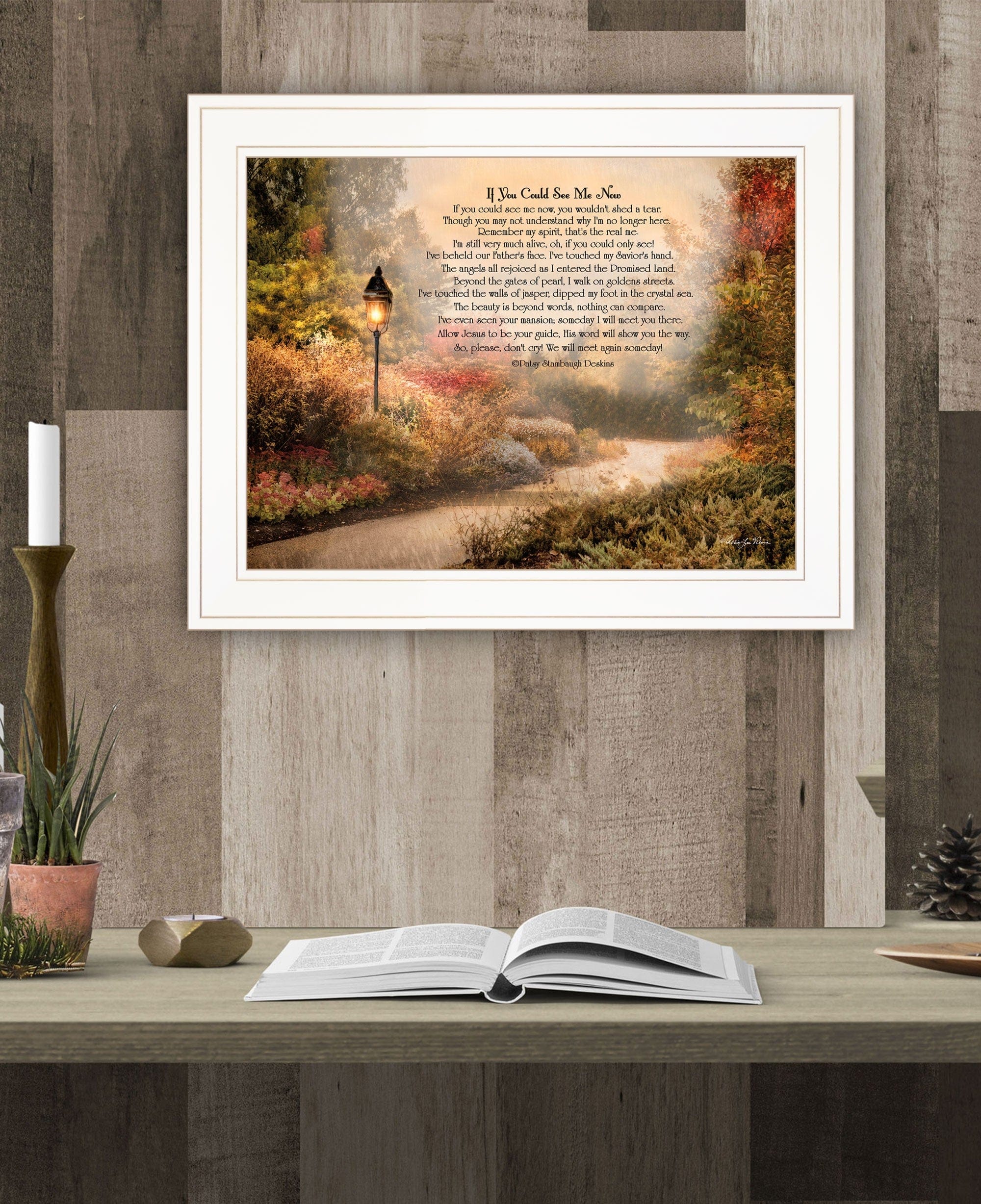 If You Could See Me Now 4 White Framed Print Wall Art - Homeroots