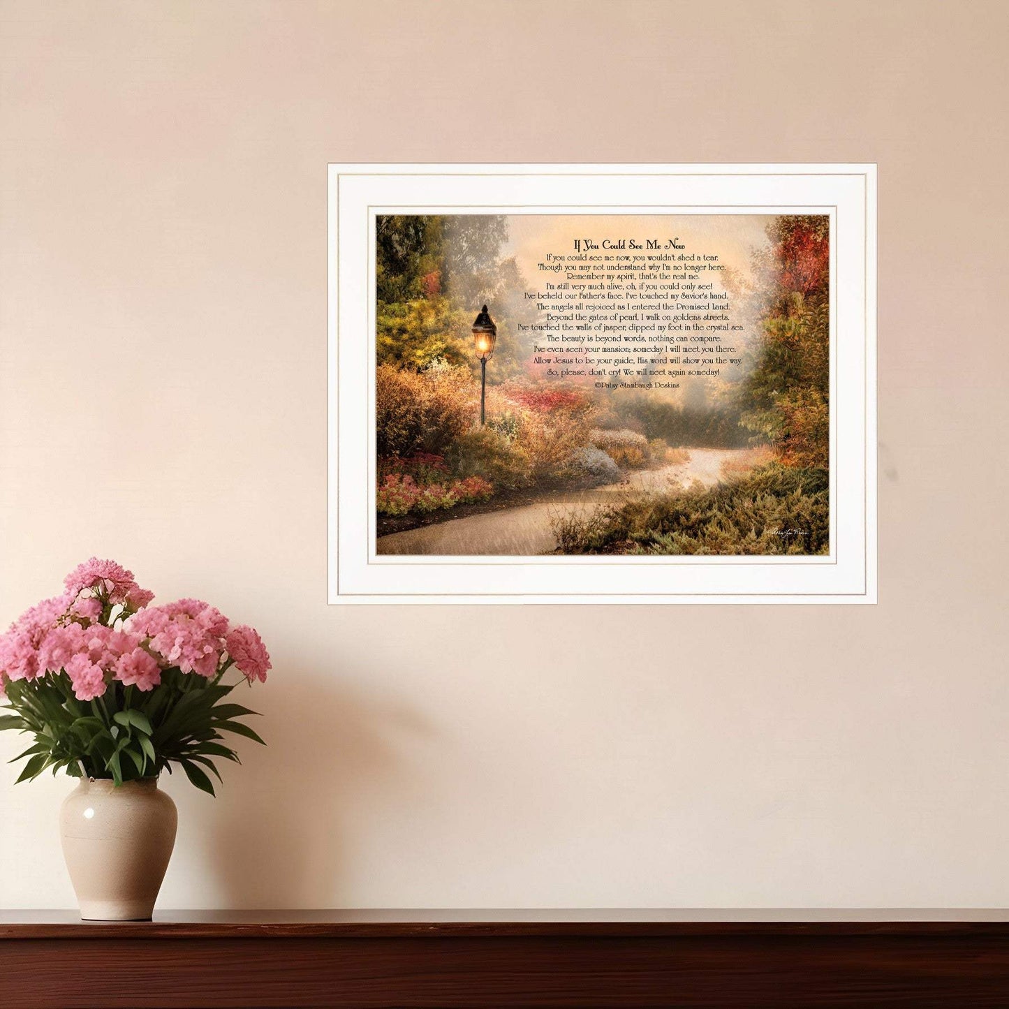 If You Could See Me Now 4 White Framed Print Wall Art - Homeroots - Flyclothing LLC