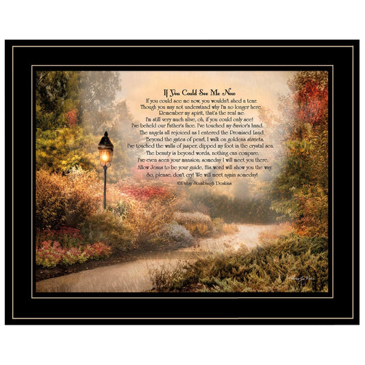 If You Could See Me Now 5 Black Framed Print Wall Art - Homeroots