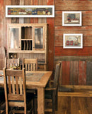 Set Of Three Country Kitchen 1 White Framed Print Kitchen Wall Art - Homeroots - Flyclothing LLC