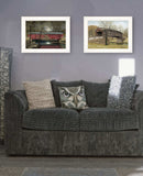 Set Of Two Bridges of 1 White Framed Print Wall Art - Homeroots - Flyclothing LLC