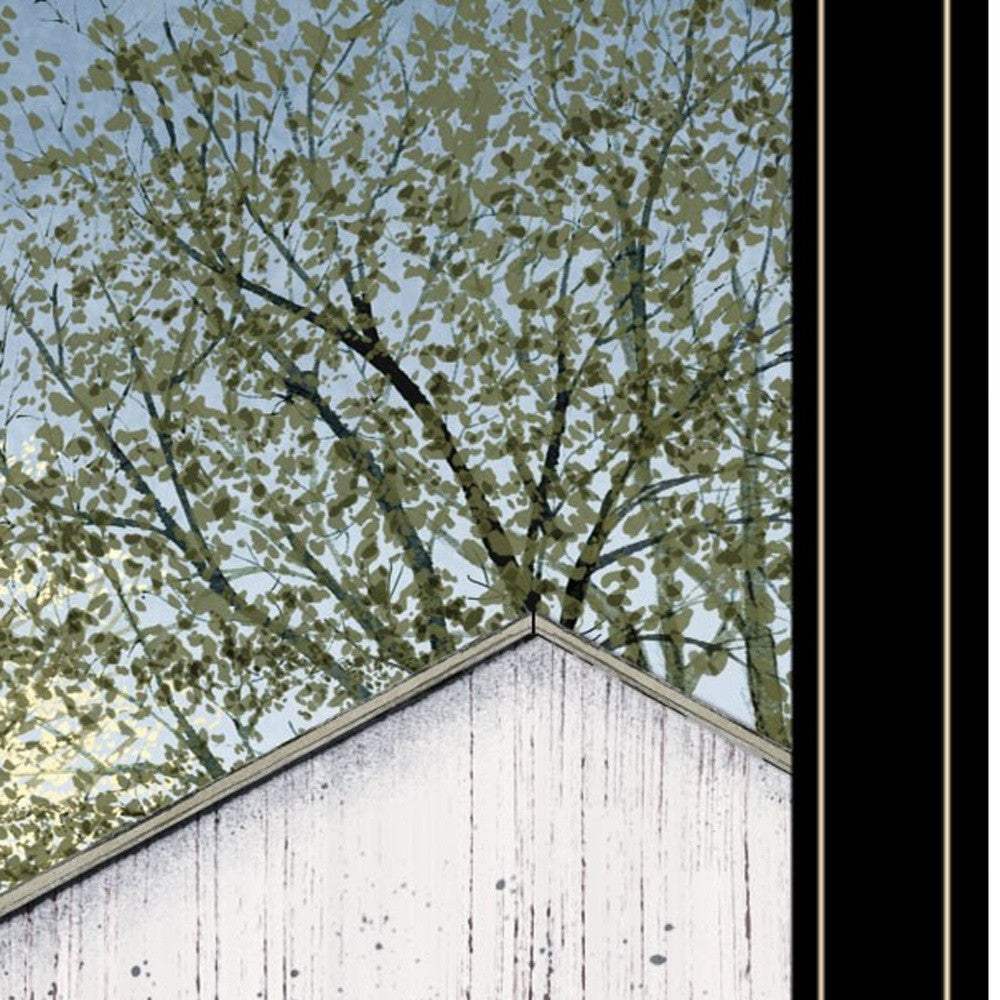 Set Of Two Country Barns 2 Black Framed Print Wall Art - Homeroots - Flyclothing LLC