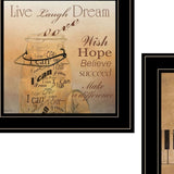 Set Of Two Music 2 Black Framed Print Wall Art - Homeroots