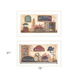 Set Of Two Bath 2 White Framed Print Bathroom Wall Art - Homeroots - Flyclothing LLC