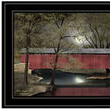 Midnight Moon Black Framed Print Wall Art - Homeroots