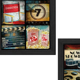 Set Of Two At The Movies 2 Black Framed Print Wall Art - Homeroots