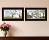 Set Of Two Amazing Grace 4 Black Framed Print Wall Art - Homeroots - Flyclothing LLC