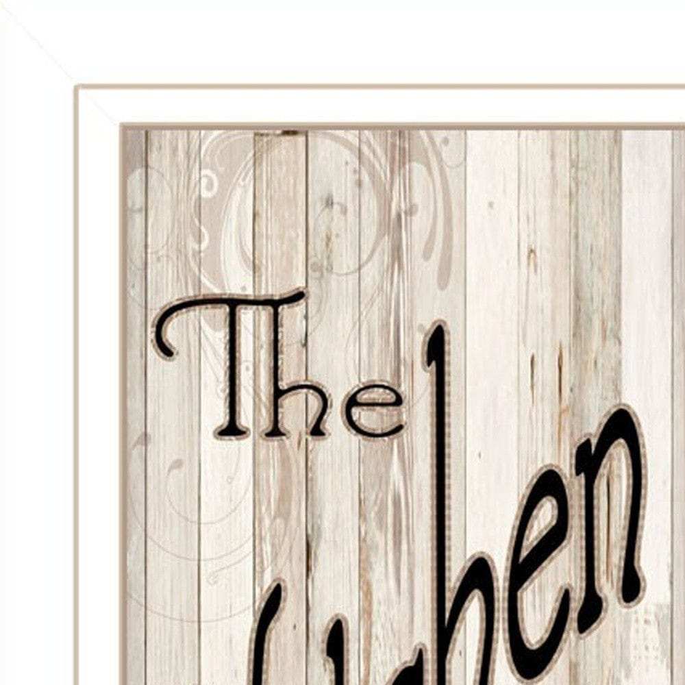 Set Of Five Kitchen Friendship 5 White Framed Print Kitchen Wall Art - Homeroots - Flyclothing LLC