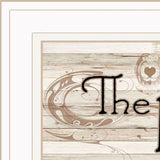 Set Of Four Kitchen Collection Seven Peg Mug Rack White Framed Print Kitchen Wall Art - Homeroots