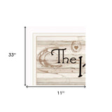 Set Of Four Kitchen Print 33x8 and Mug RackHorizonal 27x8x3 White Frame White Framed Print Kitchen Wall Art - Homeroots - Flyclothing LLC