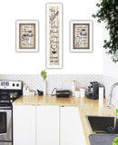 Set Of Three Come On In White Framed Print Kitchen Wall Art - Homeroots - Flyclothing LLC