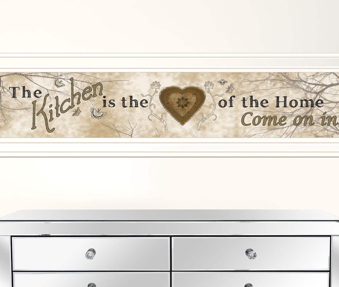 Set Of Three Love of Nature Kitchen White Framed Print Kitchen Wall Art - Homeroots - Flyclothing LLC