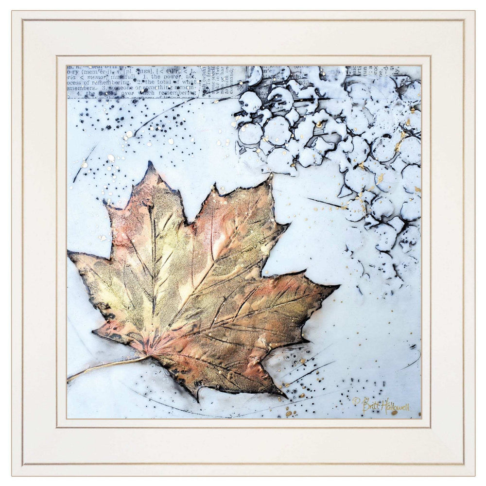 Channeling Fall 1 White Framed Print Wall Art - Homeroots - Flyclothing LLC