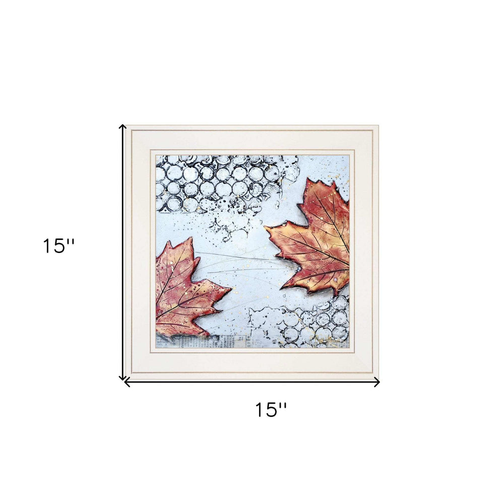 Channeling Fall 3 White Framed Print Wall Art - Homeroots - Flyclothing LLC