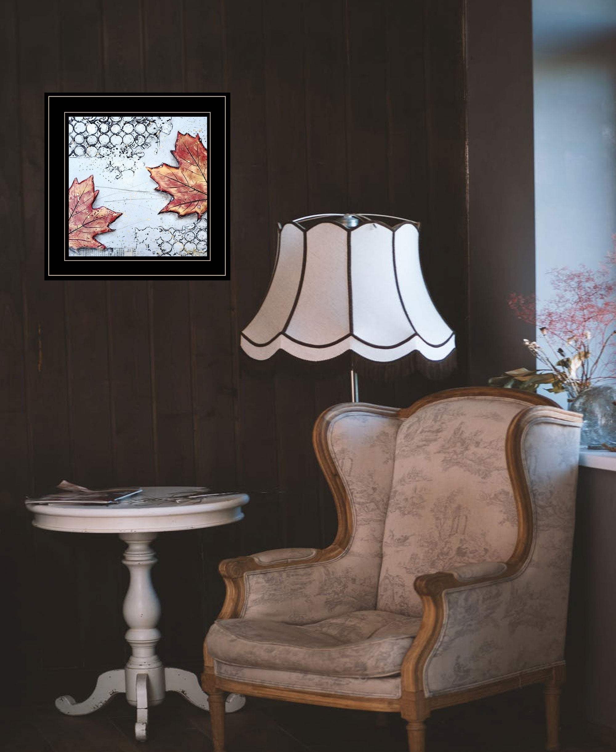 Channeling Fall 3 Black Framed Print Wall Art - Homeroots - Flyclothing LLC