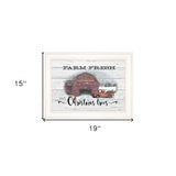 Farm Fresh Christmas Trees 2 White Framed Print Wall Art - Homeroots - Flyclothing LLC