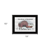 Farm Fresh Christmas Trees 3 Black Framed Print Wall Art - Homeroots - Flyclothing LLC