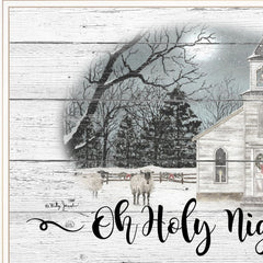OH HOLY Night 2 White Framed Print Wall Art - Homeroots