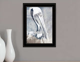 Pelican 2 Black Framed Print Kitchen Wall Art - Homeroots - Flyclothing LLC