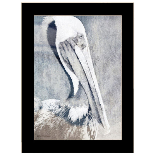 Pelican 3 Black Framed Print Kitchen Wall Art - Homeroots