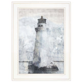 Lighthouse 1 White Framed Print Wall Art - Homeroots
