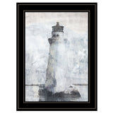 Lighthouse 2 Black Framed Print Wall Art - Homeroots