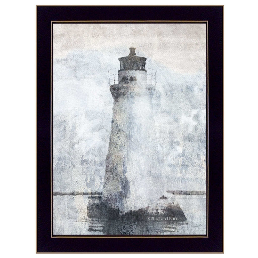Lighthouse 3 Black Framed Print Wall Art - Homeroots - Flyclothing LLC