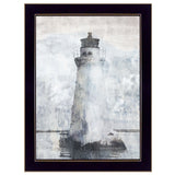 Lighthouse 3 Black Framed Print Wall Art - Homeroots