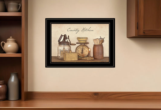 Country Kitchen 10 Black Framed Print Kitchen Wall Art - Homeroots