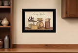 Country Kitchen 10 Black Framed Print Kitchen Wall Art - Homeroots