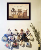 Country Kitchen Black Framed Print Kitchen Wall Art - Homeroots - Flyclothing LLC