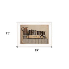 A Friend Loveth at All Time 2 White Framed Print Wall Art - Homeroots