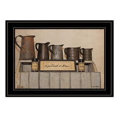 A Friend Loveth at All Time 3 Black Framed Print Wall Art - Homeroots