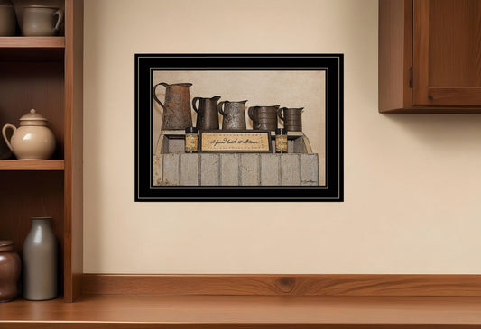 A Friend Loveth at All Time 3 Black Framed Print Wall Art - Homeroots