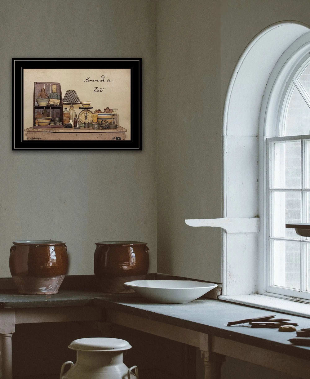 Homemade is Best 3 Black Framed Print Kitchen Wall Art - Homeroots - Flyclothing LLC