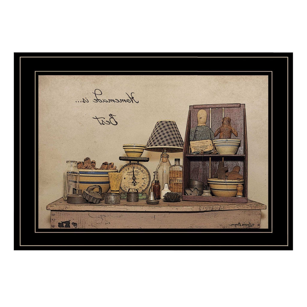 Homemade is Best 3 Black Framed Print Kitchen Wall Art - Homeroots - Flyclothing LLC
