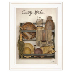 Country Kitchen 12 White Framed Print Kitchen Wall Art - Homeroots