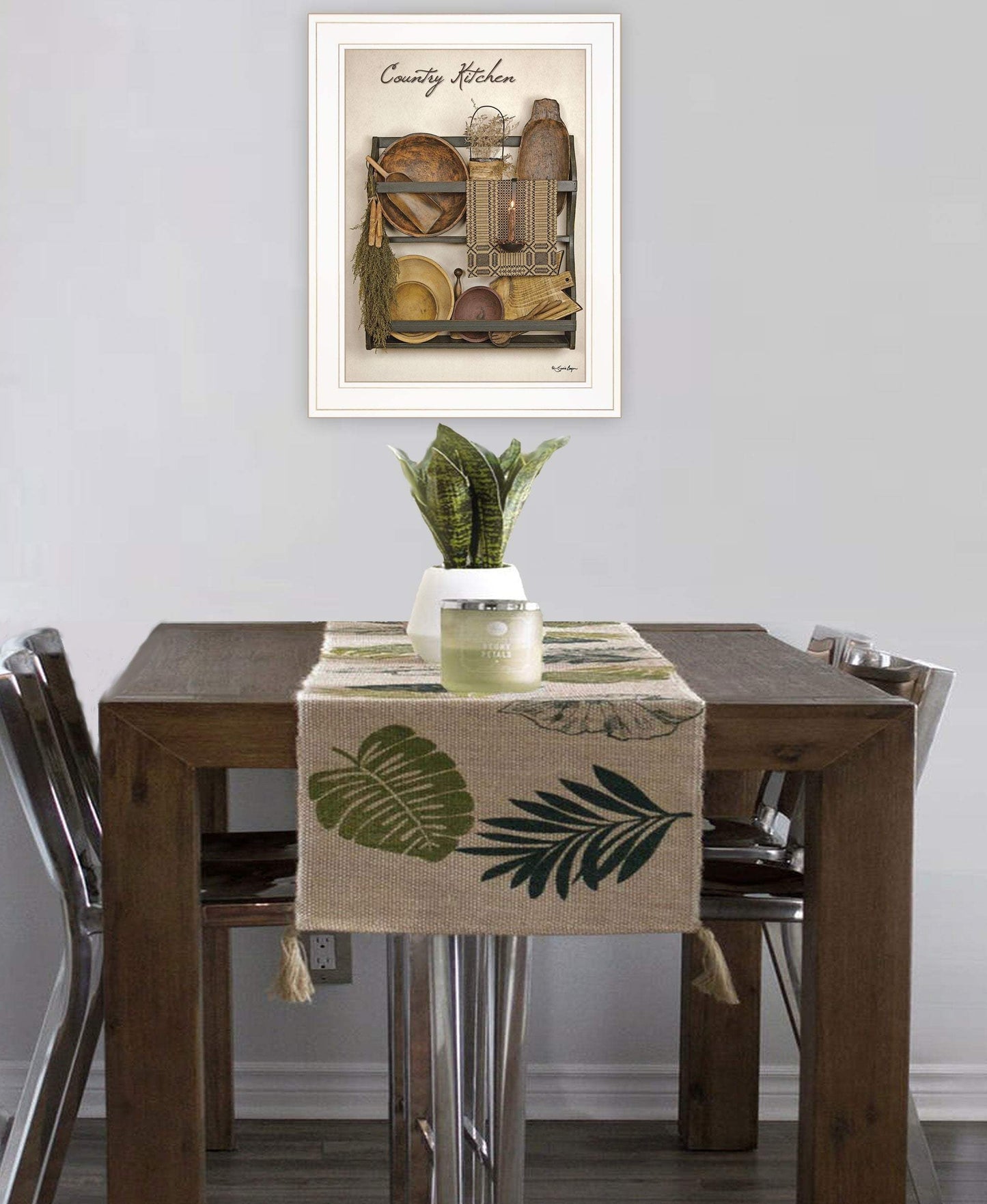 Country Kitchen 12 White Framed Print Kitchen Wall Art - Homeroots - Flyclothing LLC