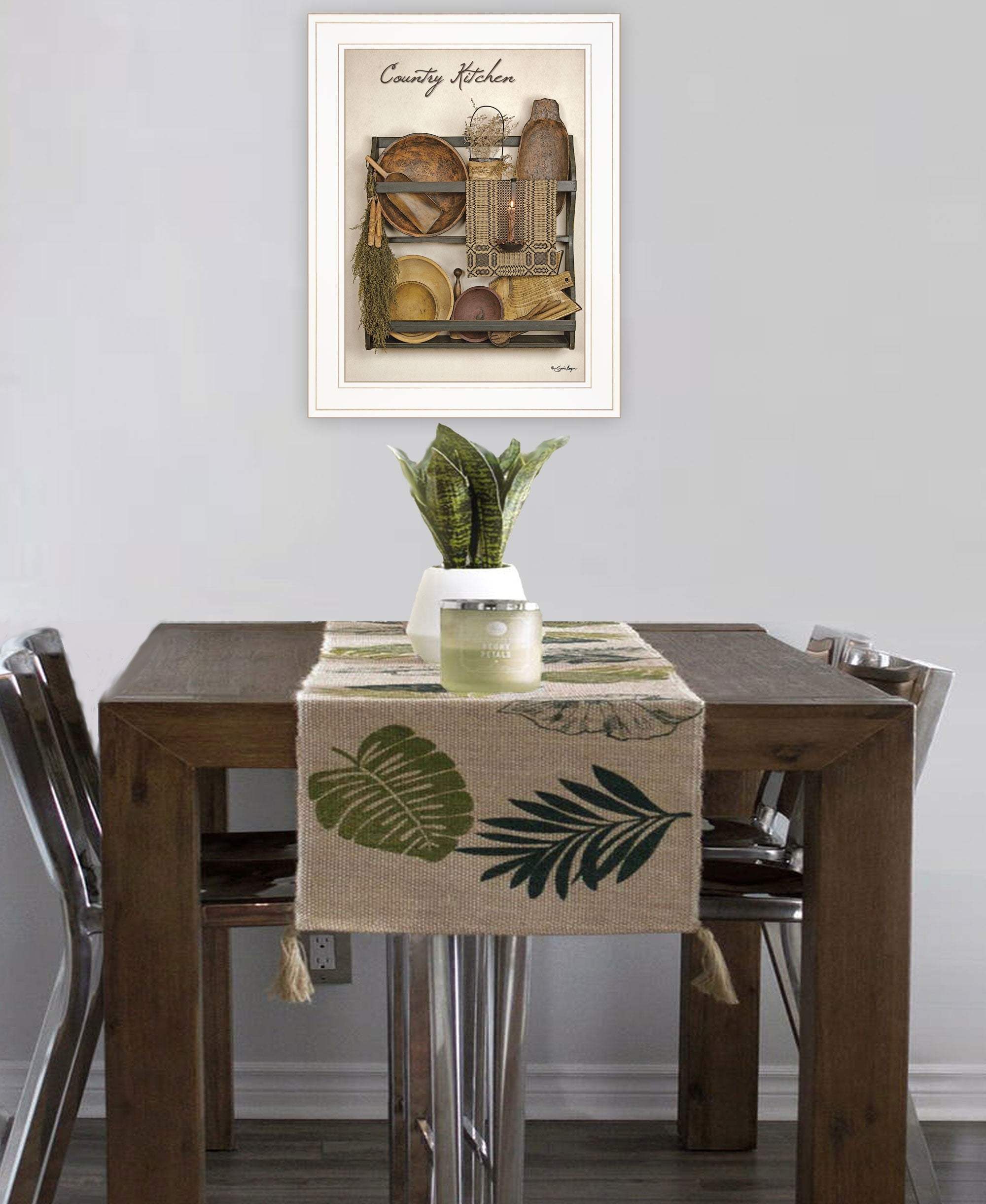 Country Kitchen 12 White Framed Print Kitchen Wall Art - Homeroots - Flyclothing LLC