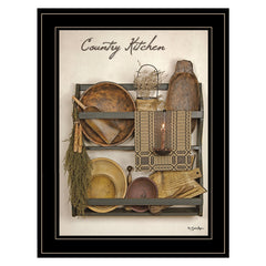 Country Kitchen 13 Black Framed Print Kitchen Wall Art - Homeroots