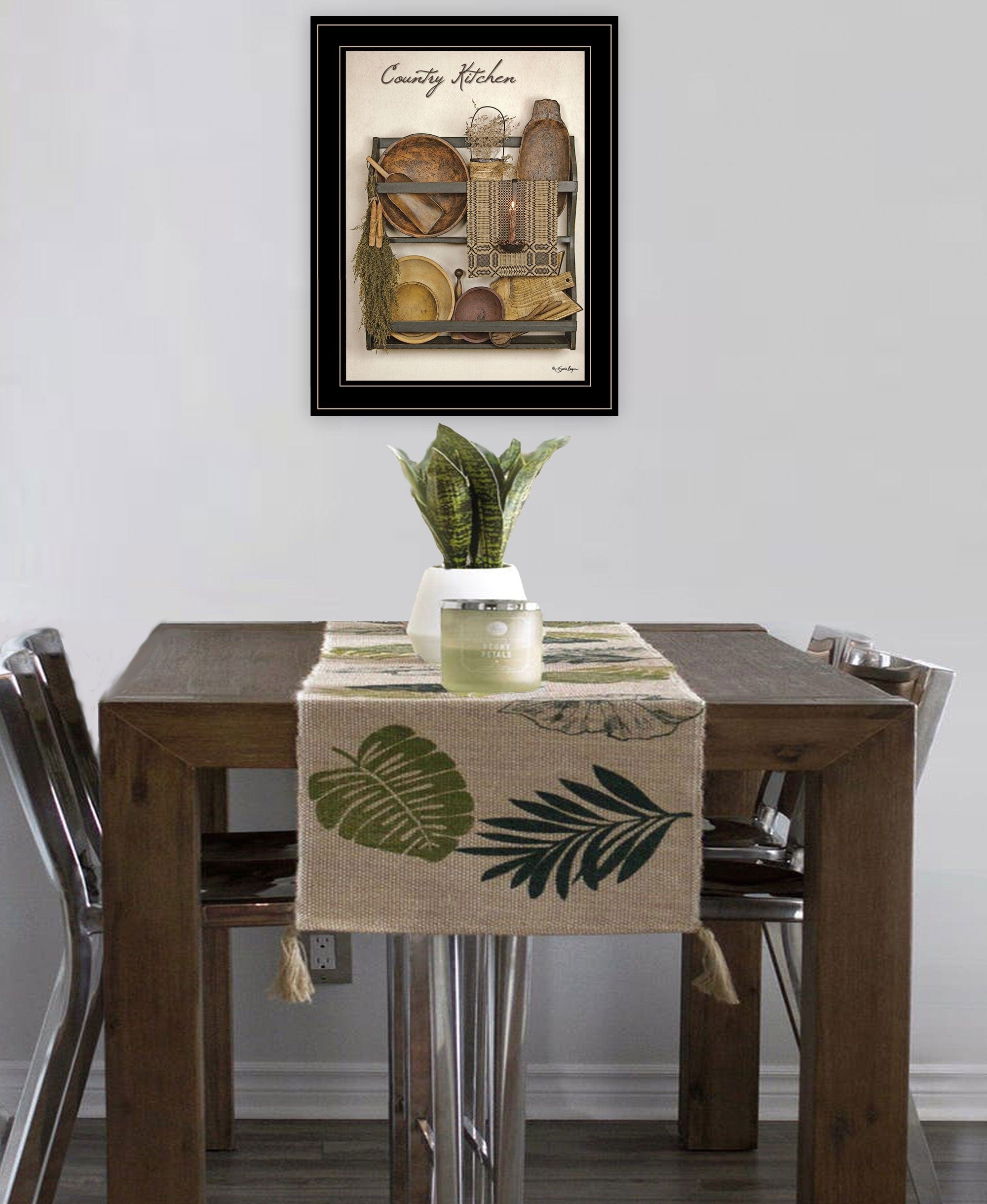 Country Kitchen 13 Black Framed Print Kitchen Wall Art - Homeroots