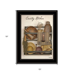 Country Kitchen 13 Black Framed Print Kitchen Wall Art - Homeroots